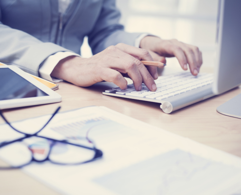 Business concept, working in office