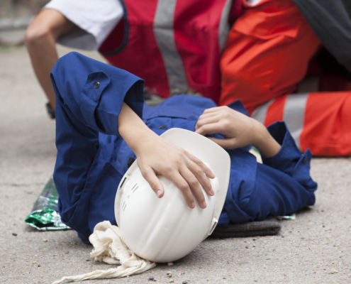 Work accident